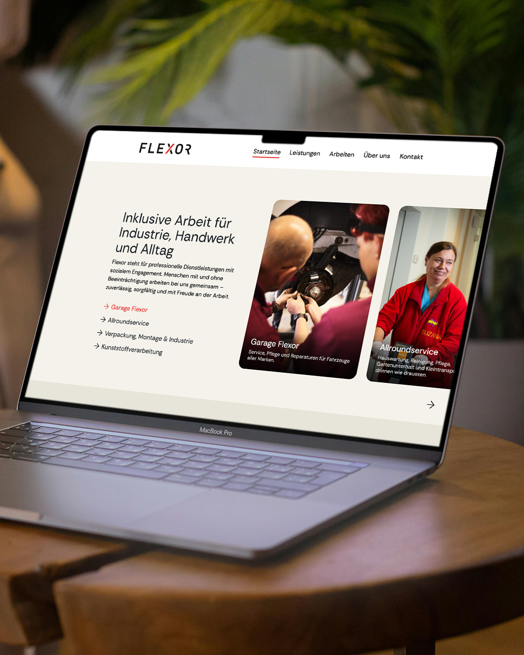 Neue Website für Flexor